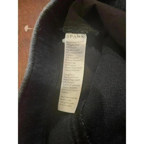 Spanx Jean-ish Ankle Leggings Size Small S Denim Jeans High Rise 20018R Jeggings - Picture 4 of 9